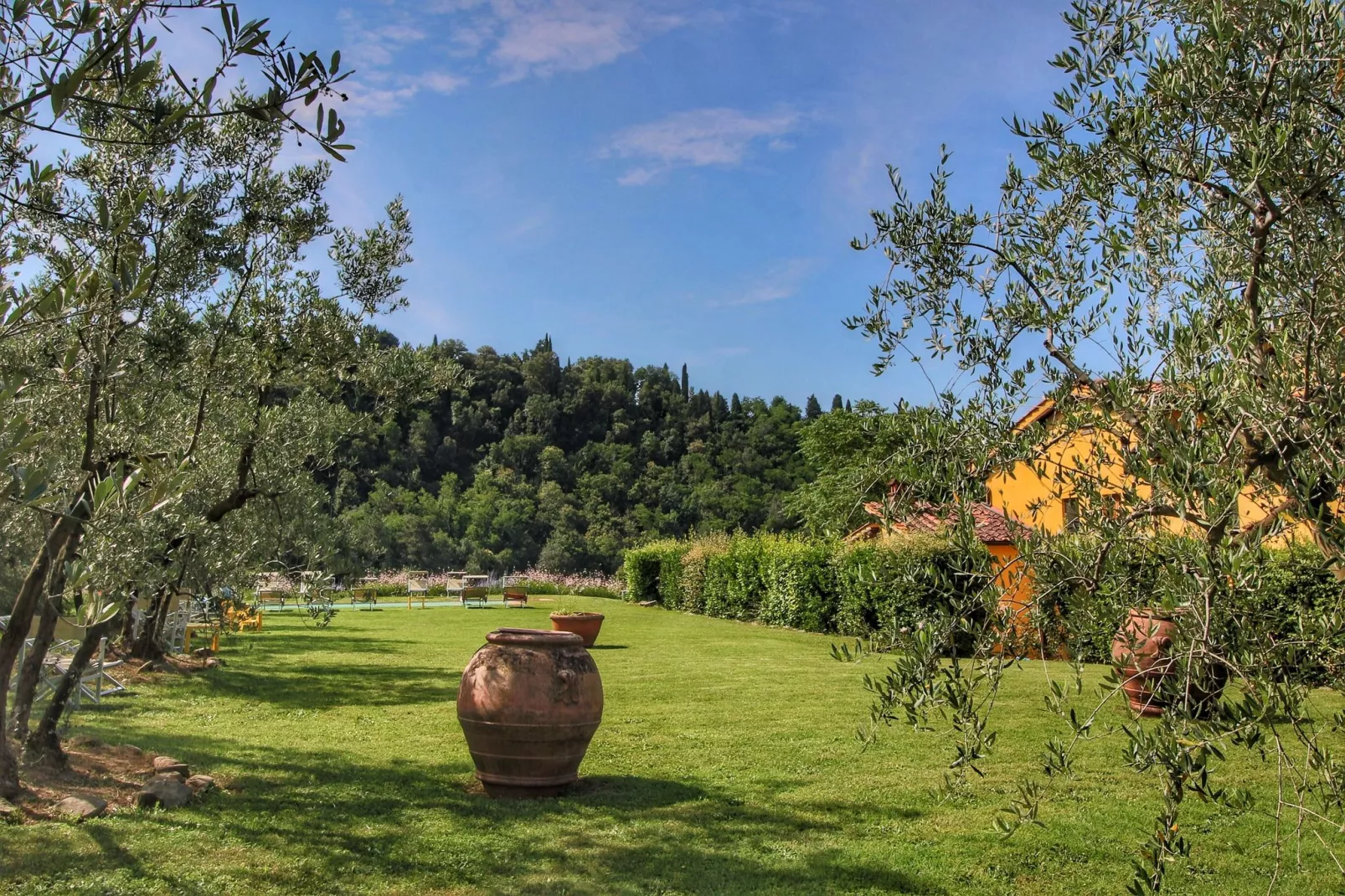 Podere Pulicciano Pozzo-Gardens summer
