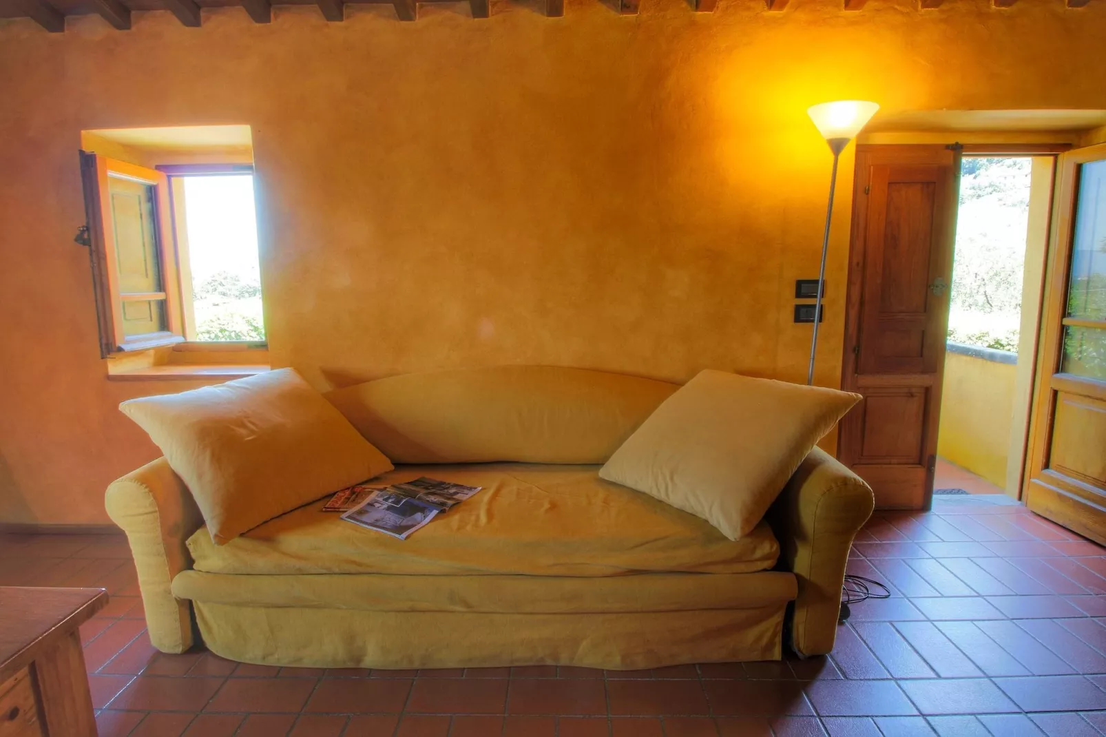 Podere Pulicciano Scaletta-Living room