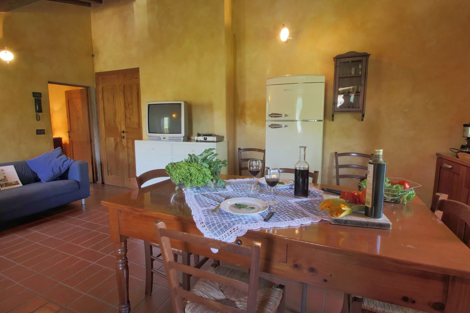 Podere Pulicciano Scaletta-Dining room