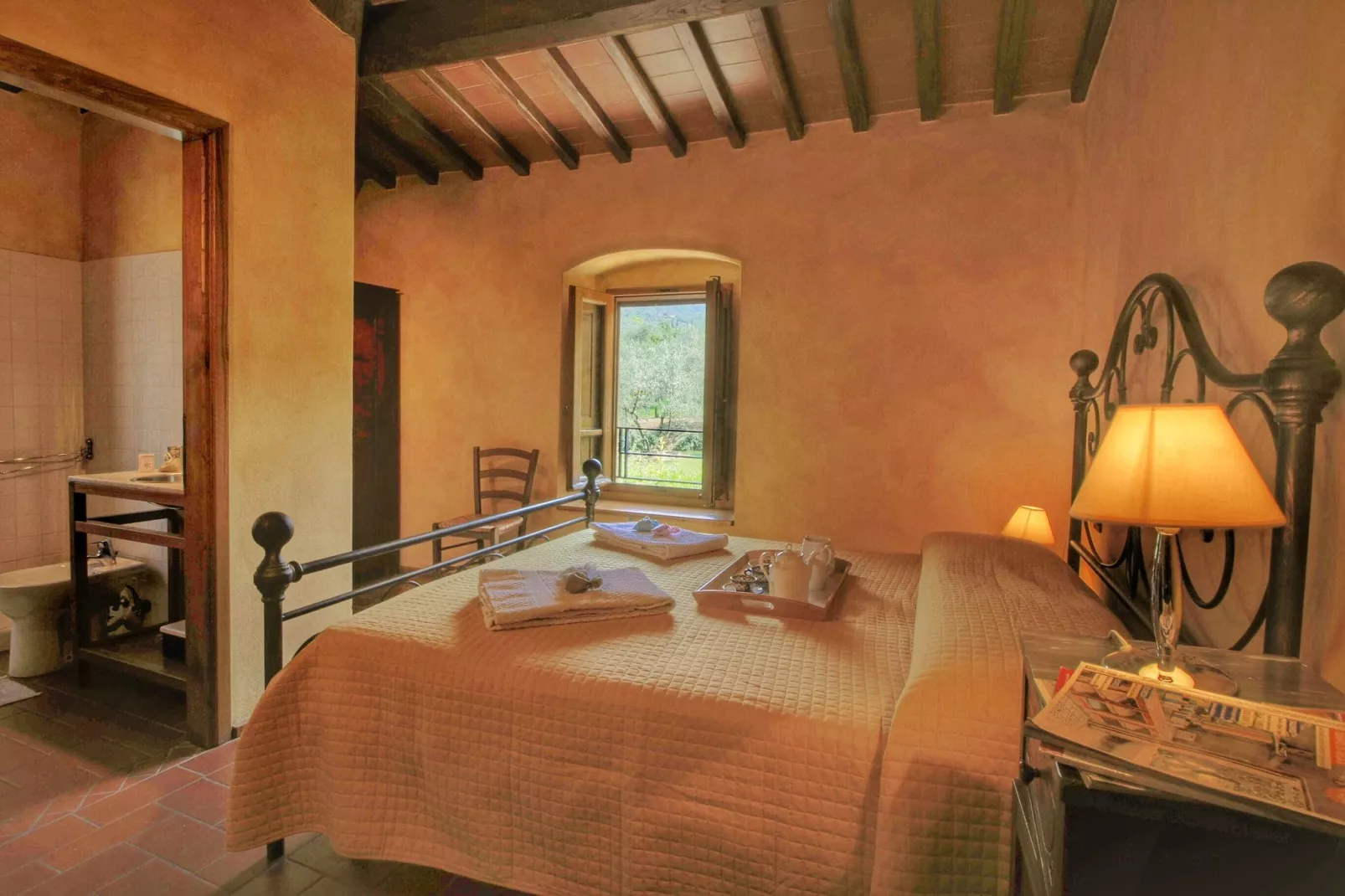 Podere Pulicciano Scaletta-Bedroom