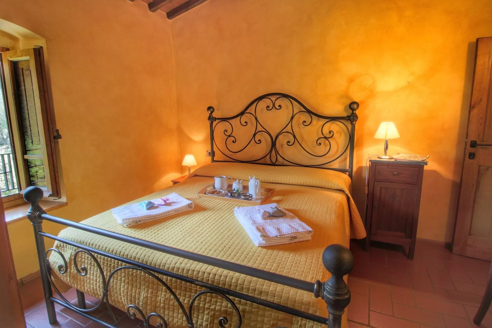 Podere Pulicciano Scaletta-Bedroom