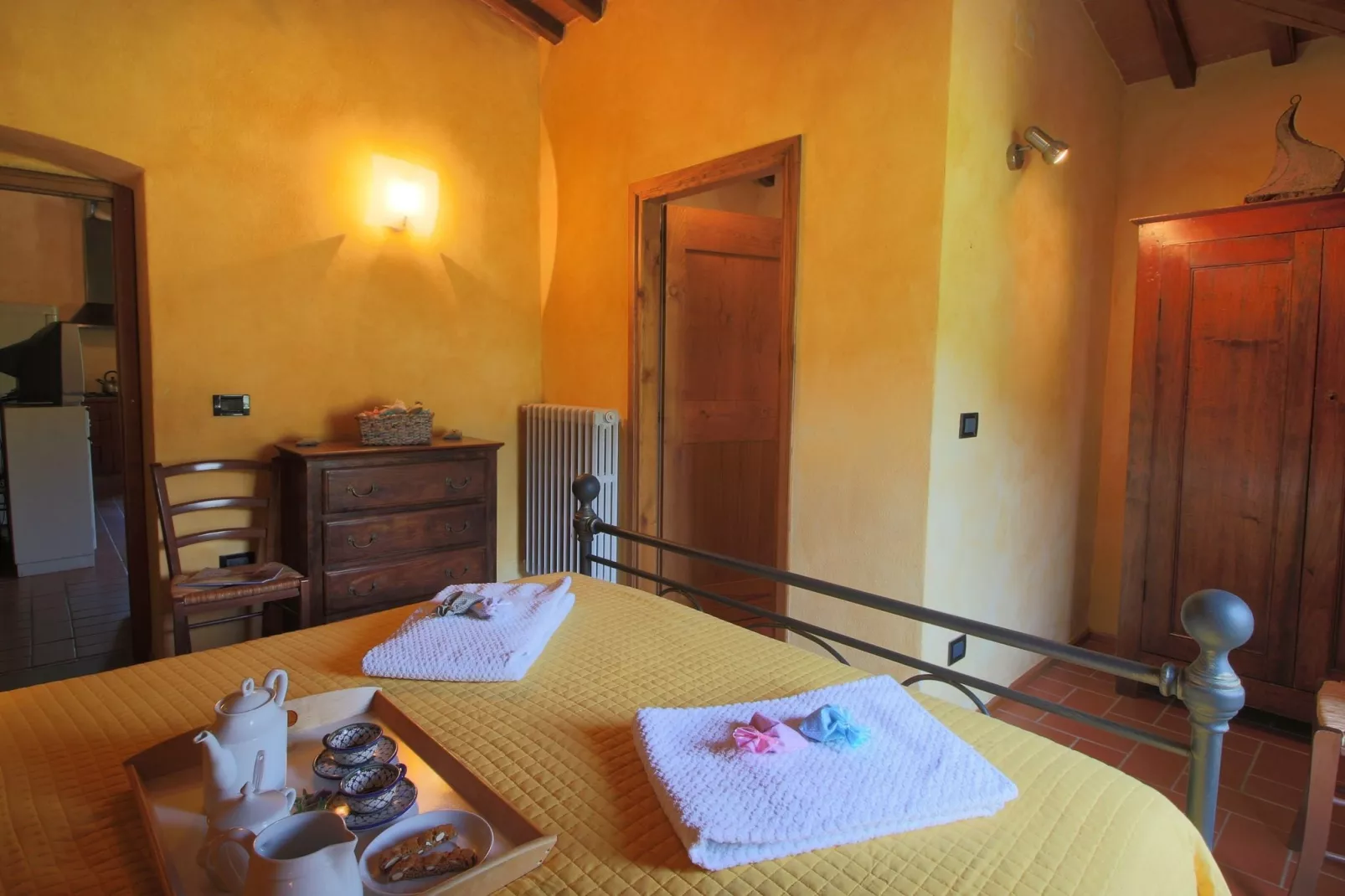 Podere Pulicciano Scaletta-Bedroom