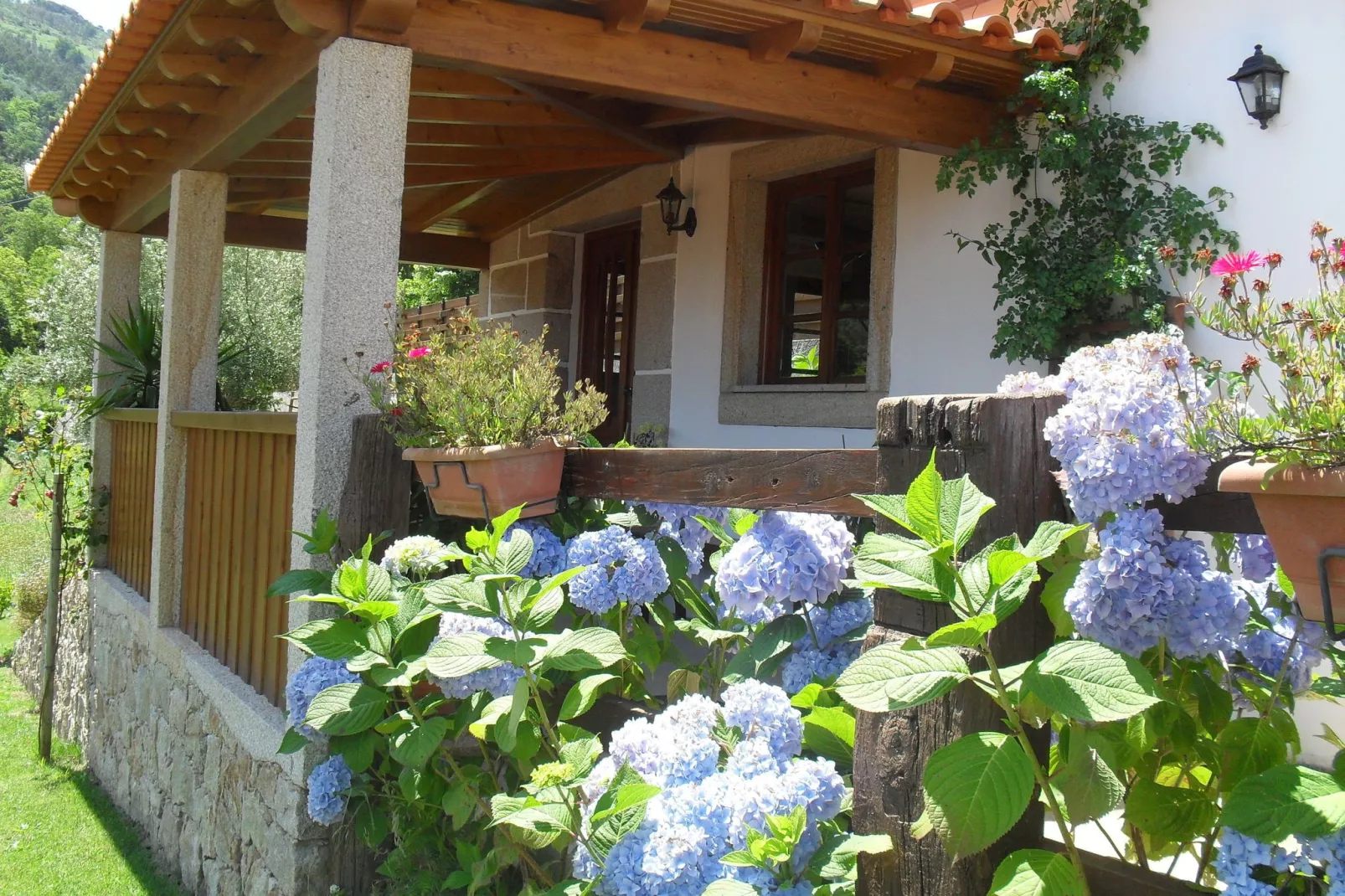 Casita da Lavandeira-Terrassenbalkon