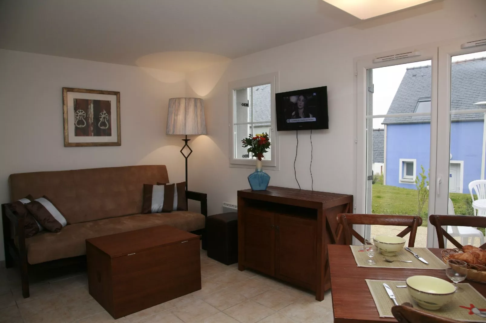 Residence les Terrasses de Pentrez 1-Wohnzimmer