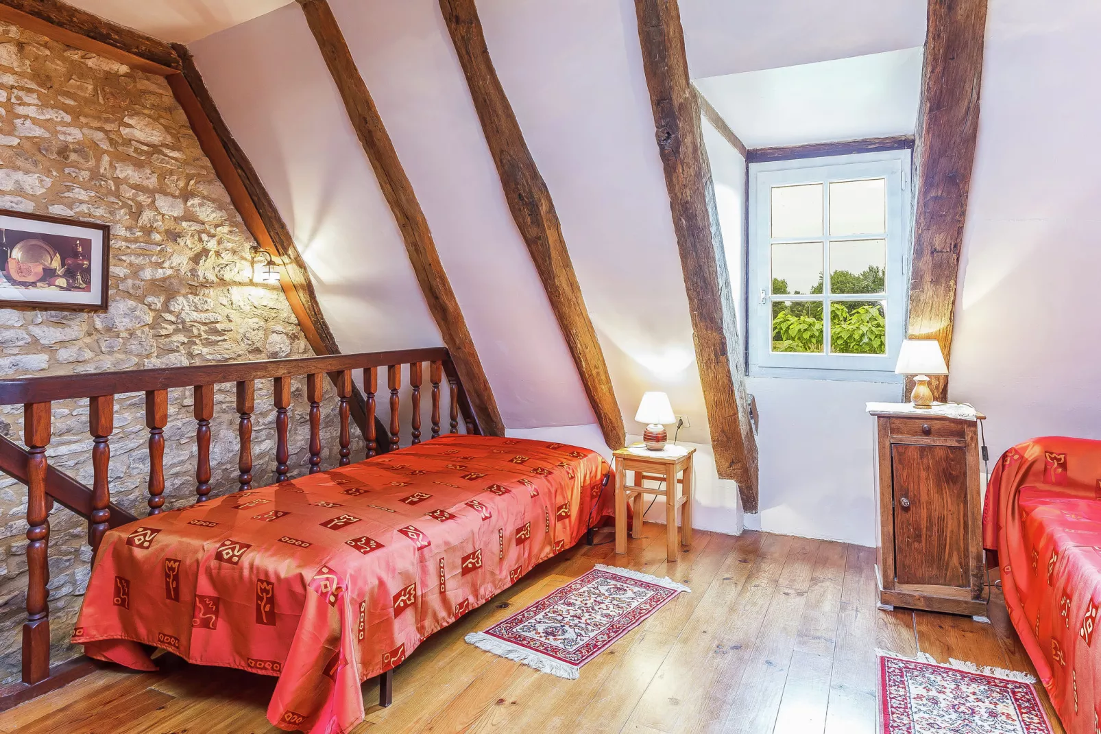 Maison de vacances Le Moulinal Haut-Bedroom