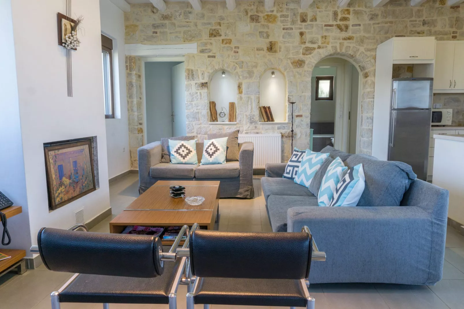 Villa Ikaros-Living room
