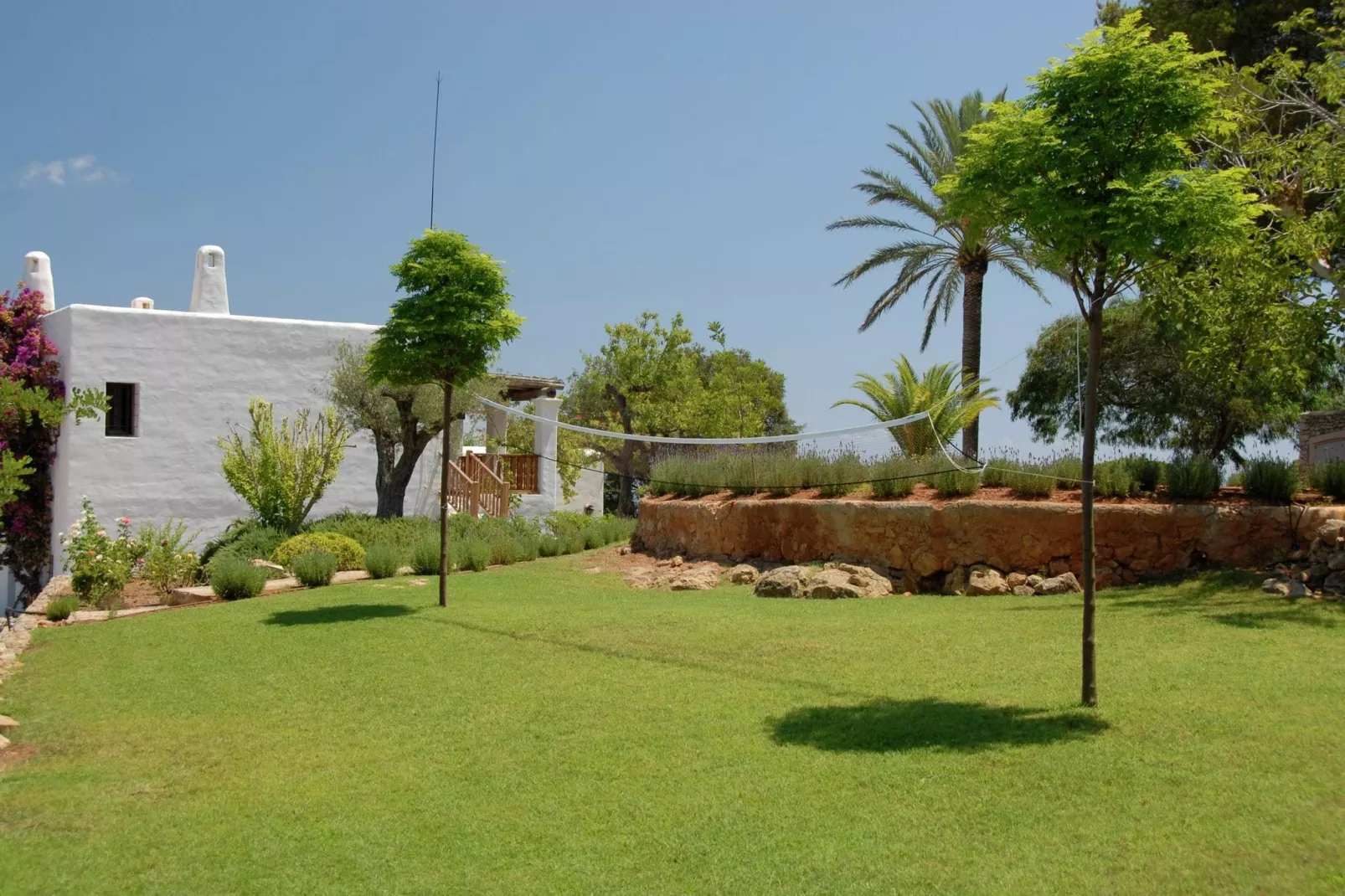 Finca Planetas-Gardens in summer