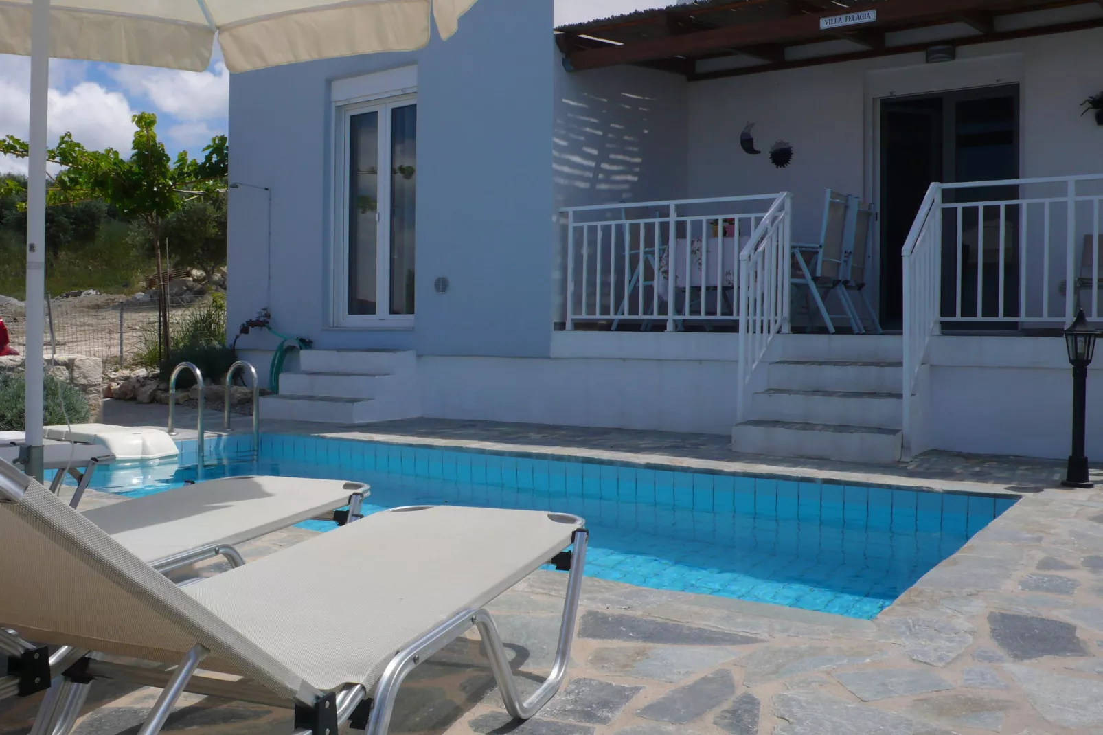 Villa Pelagia-Außenbereich Sommer
