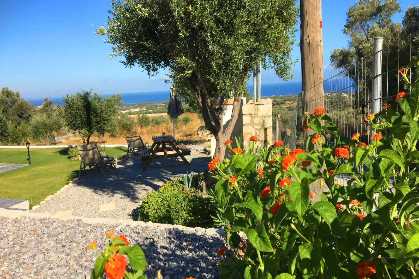 Villa Kyria-Gardens summer