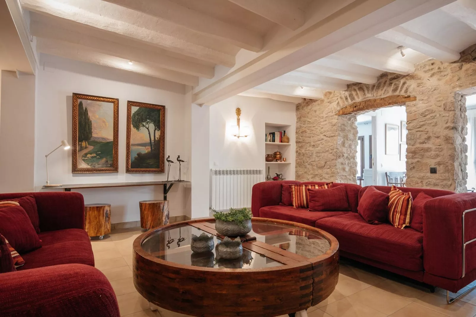 La vila Argençola-Living room