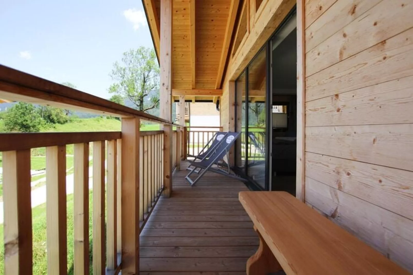Chalet Charivari Inzell-Terrace
