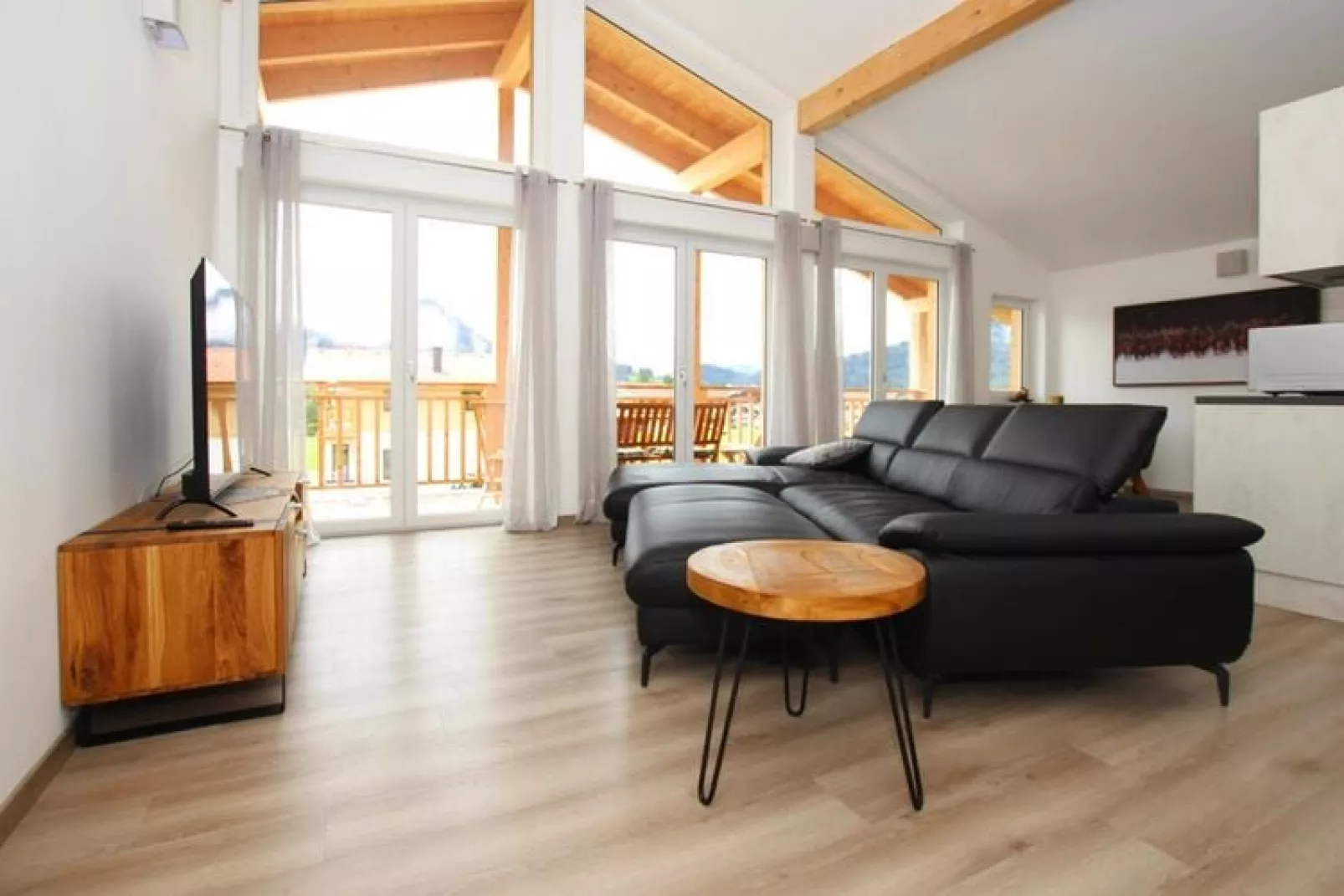 Appartement Panoramablick Inzell-Living room