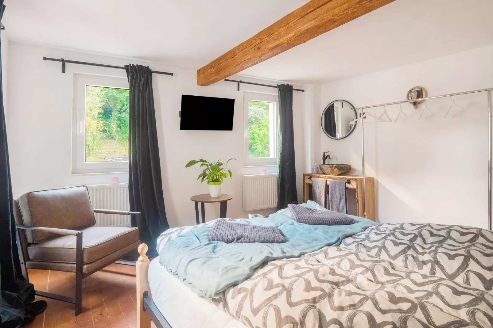 Ferienhaus und Bar St Goarshausen in der Loreley-Bedroom