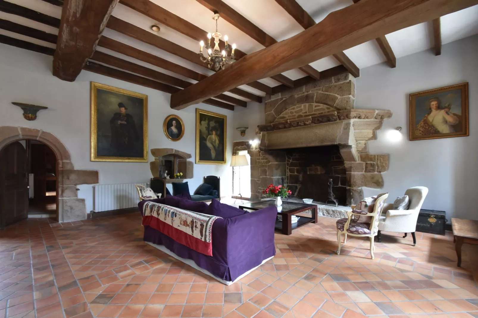 Le Manoir de Coatanscour-Wohnzimmer