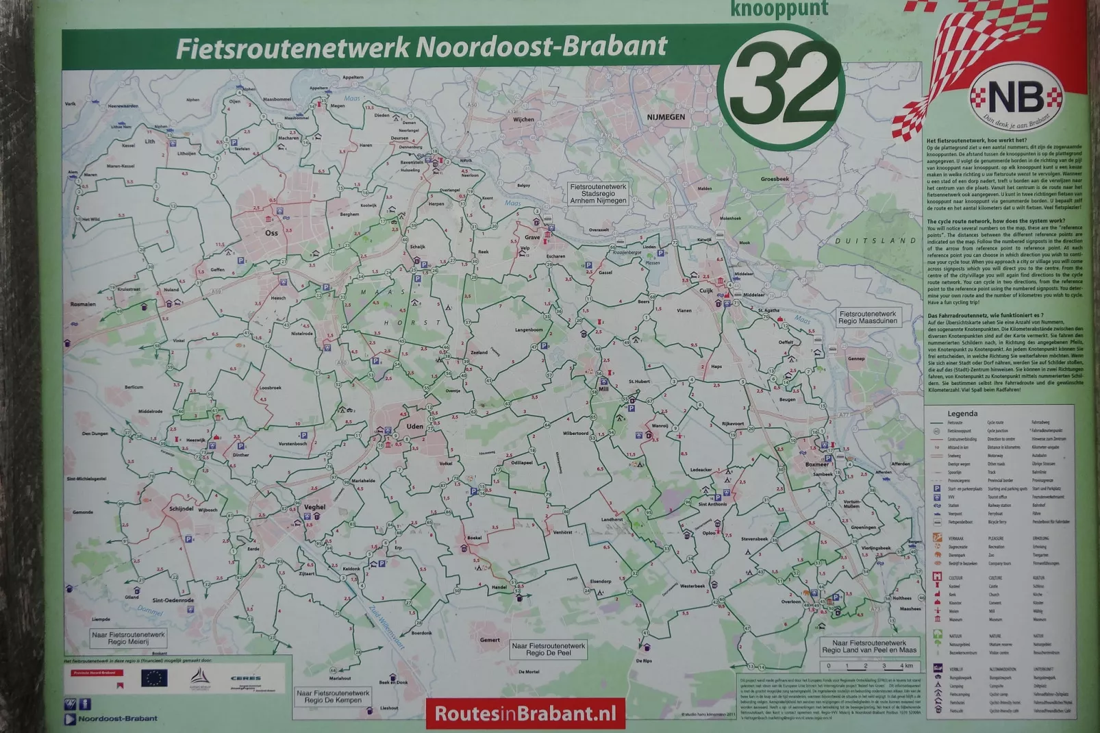 Blandinushof-Areas summer 1km