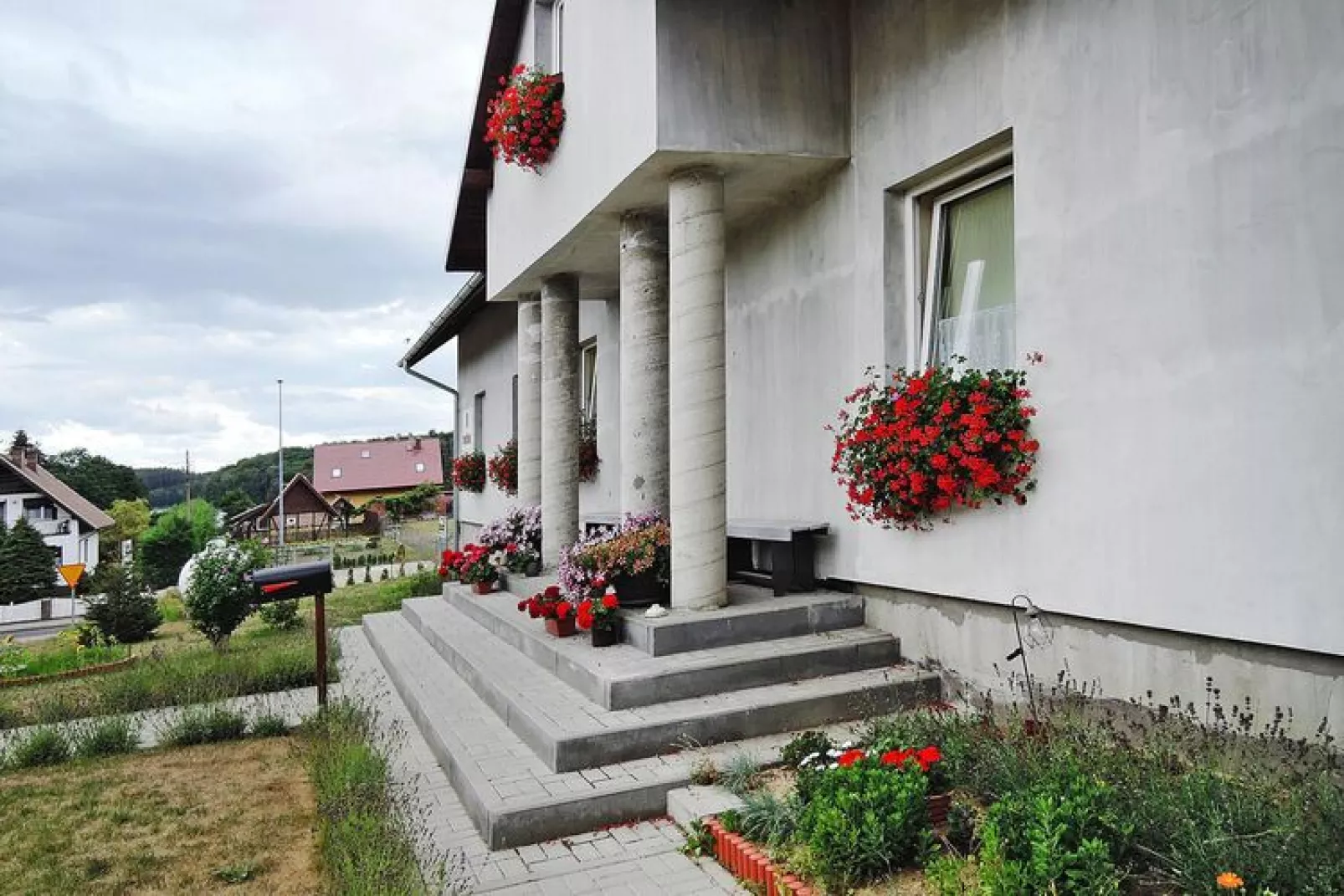 Semi-detached big house in Kolczewo close to the lake-Exterior summer
