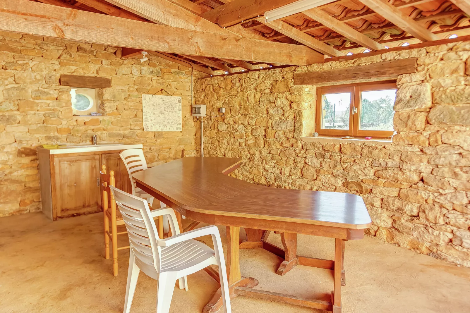 Maison de vacances Prats du Périgord  	Mas de Mouly-Recreation room