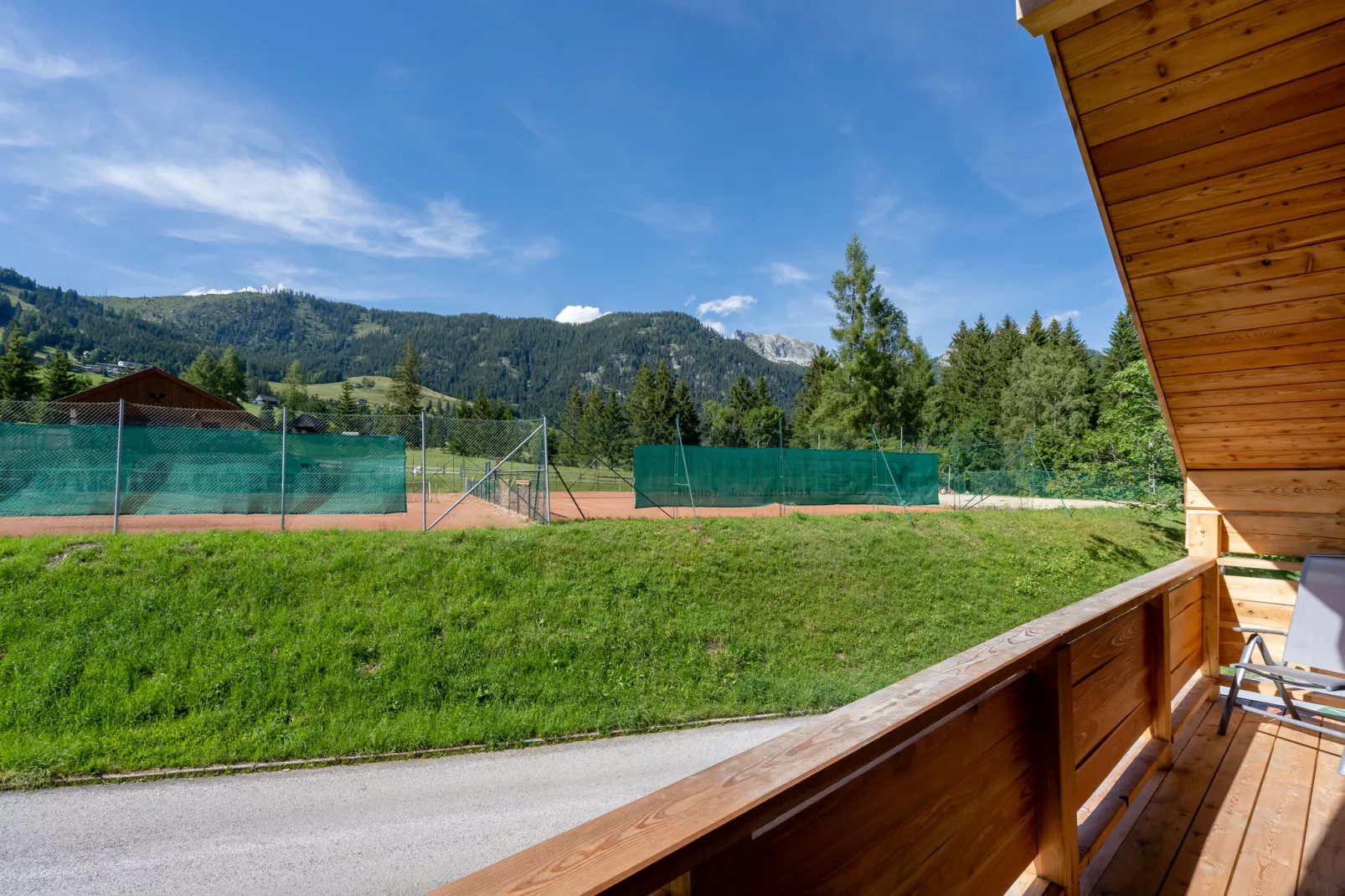Holzchalet Tauplitz - Aussicht Sommer