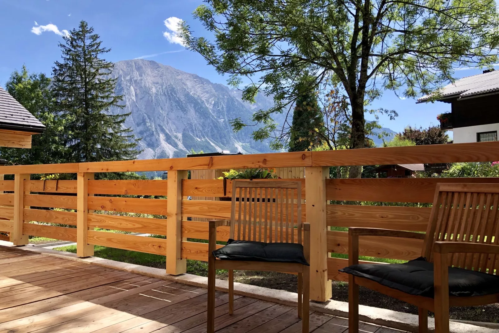 Holzchalet Tauplitz - Aussicht Sommer