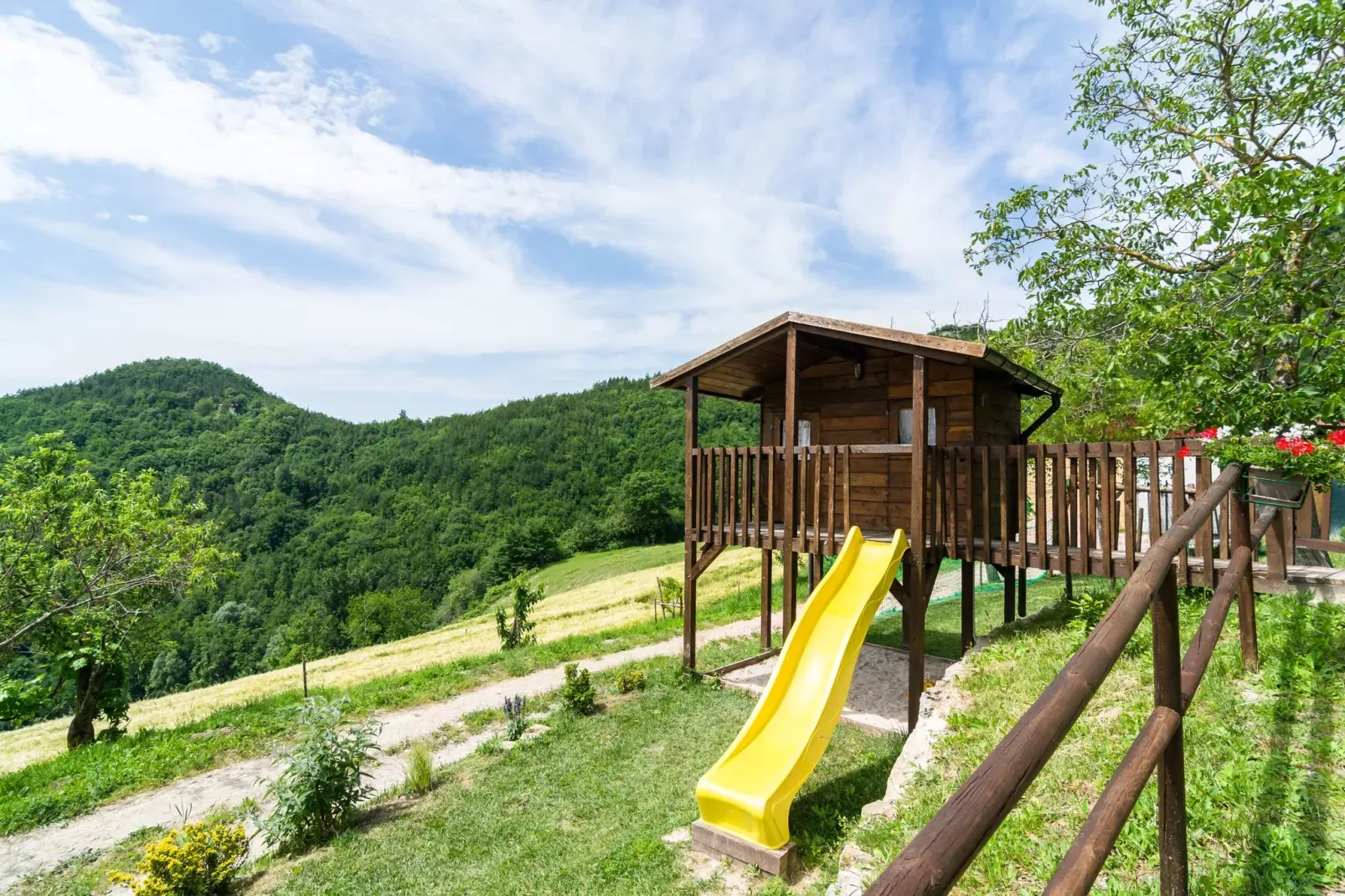 Simone-Jardins en été