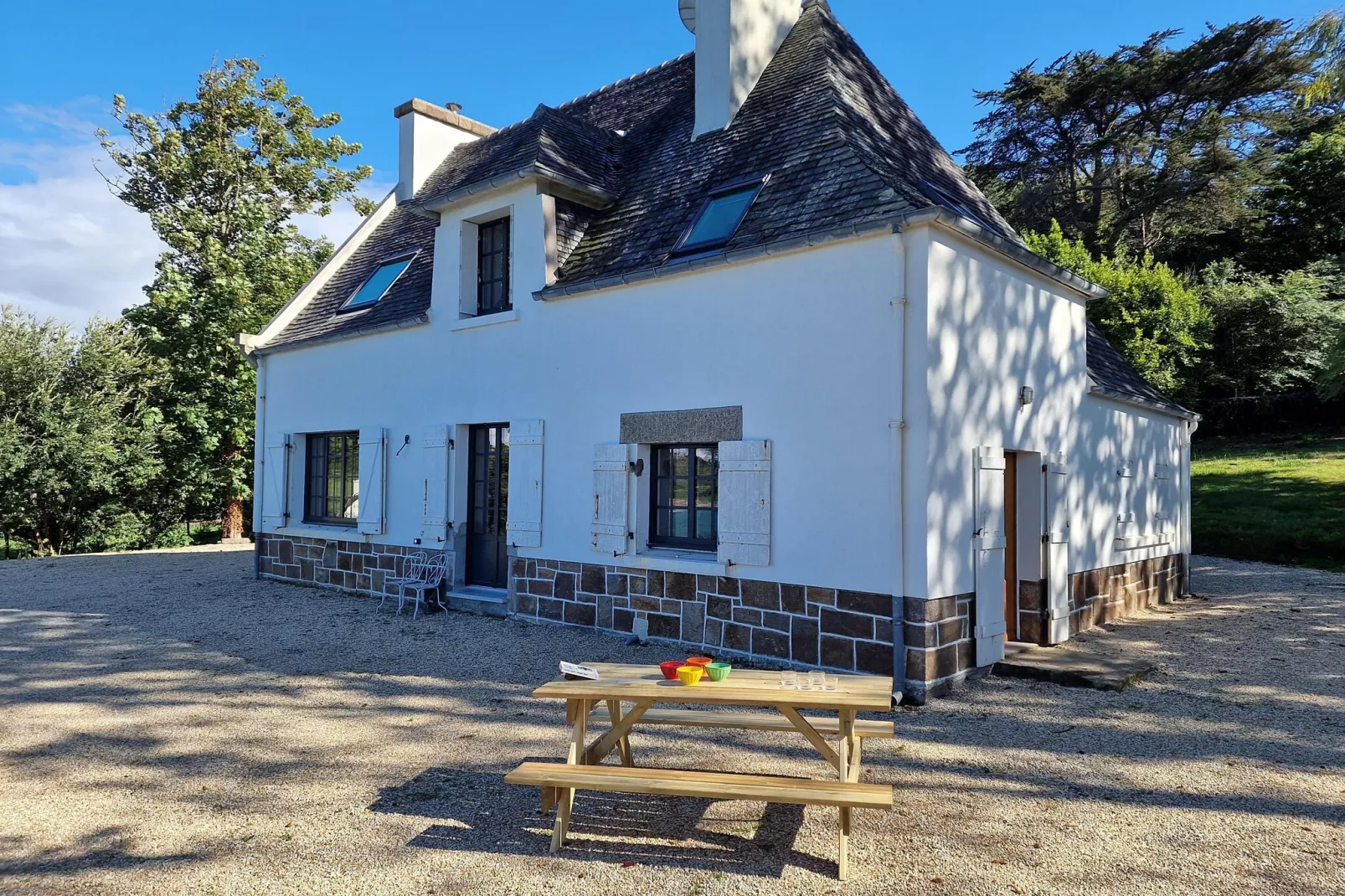 Maison de vacances Plougasnou-Exterior in summer