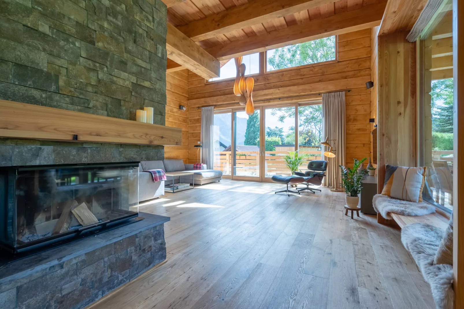 Holzchalet Tauplitz - Wohnzimmer