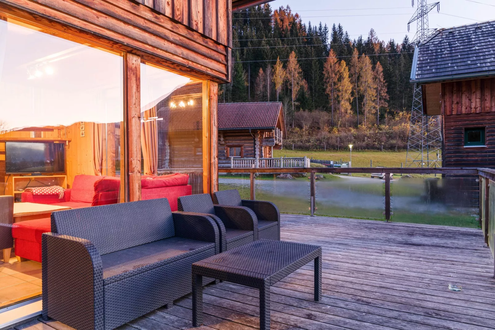 Chalet Murau-Terrassenbalkon