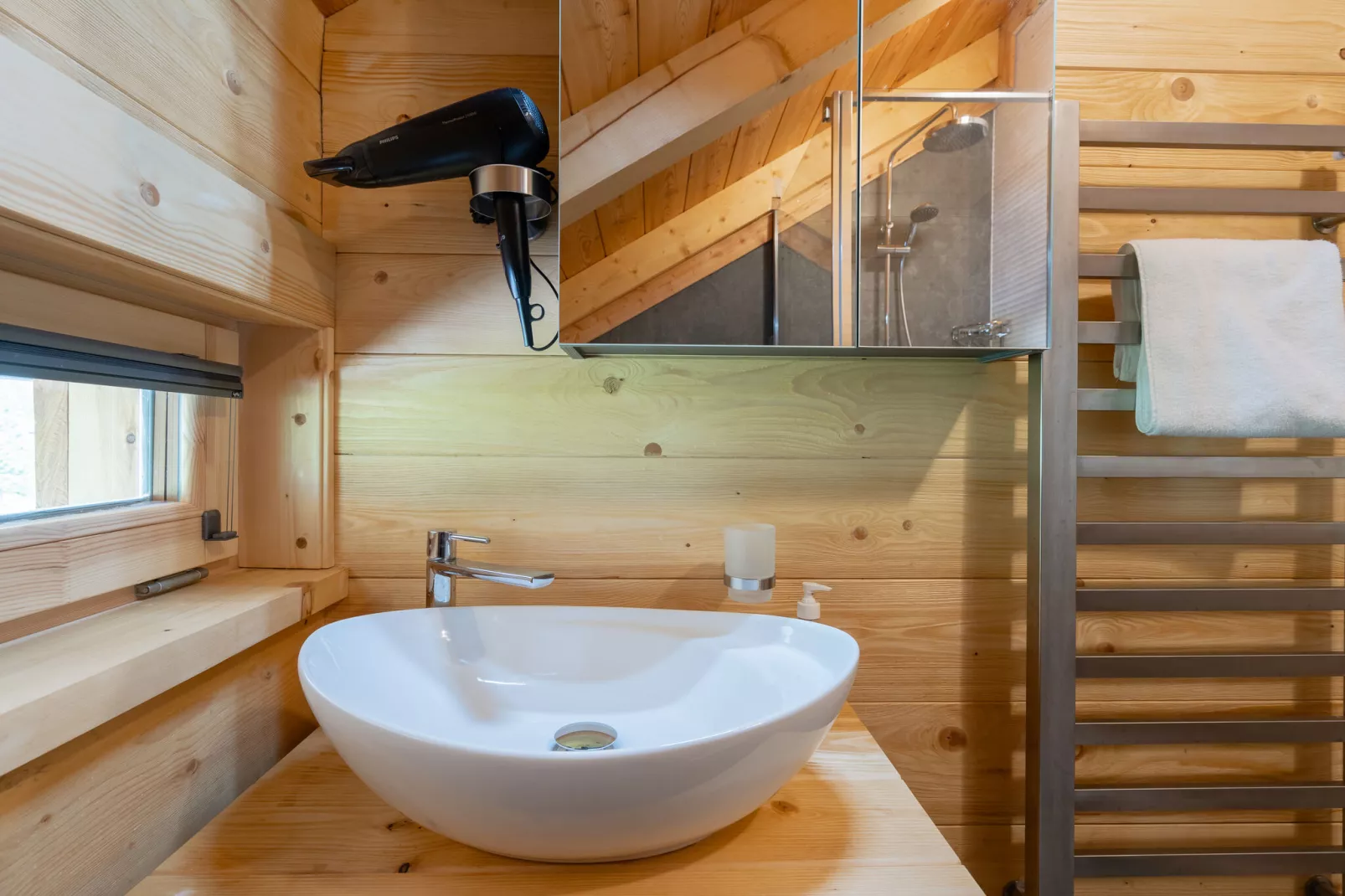 Holzchalet Tauplitz - Badezimmer