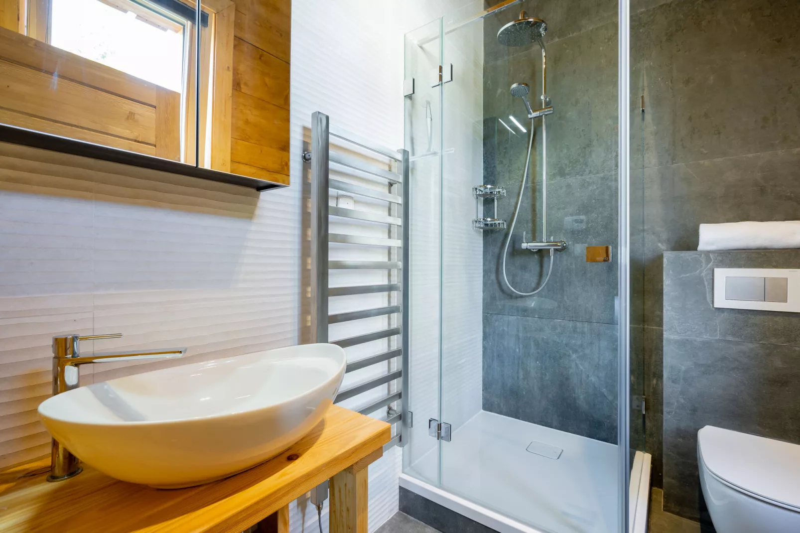 Holzchalet Tauplitz - Badezimmer