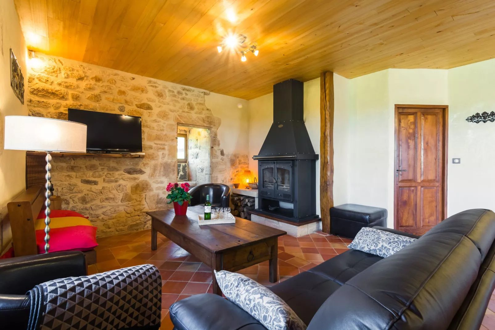 Maison de vacances Mazeyrolles 8p-Living room