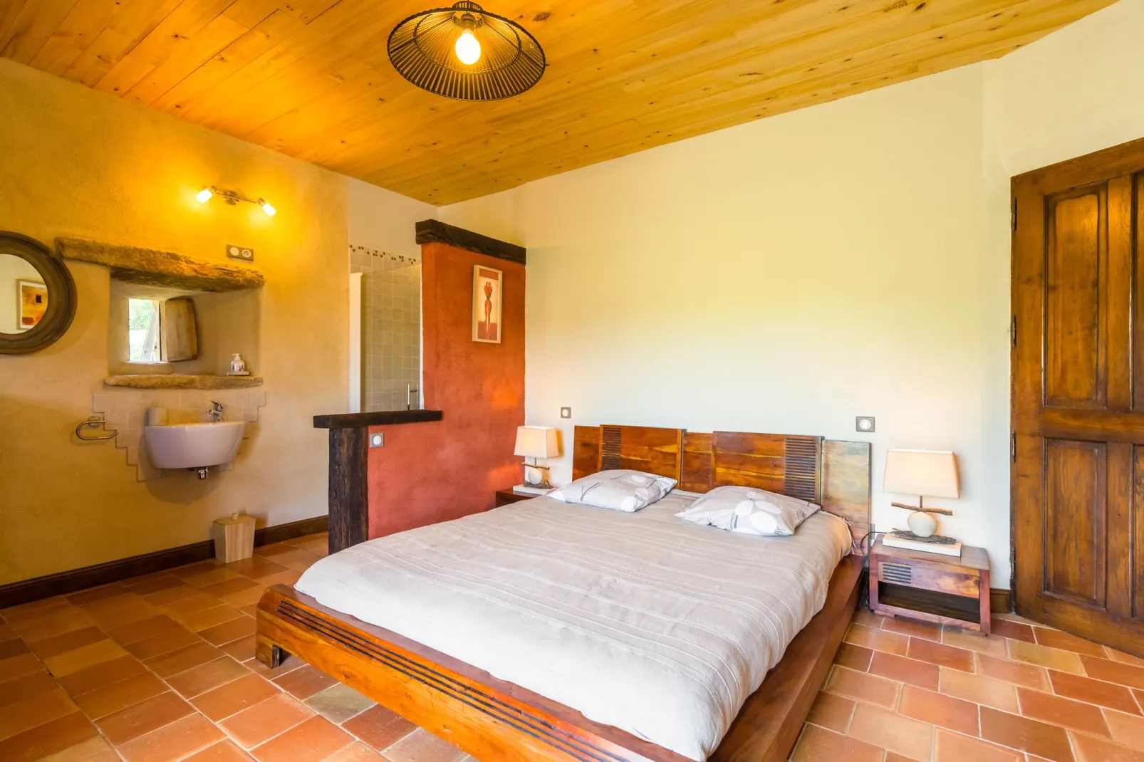 Maison de vacances Mazeyrolles 8p-Bedroom