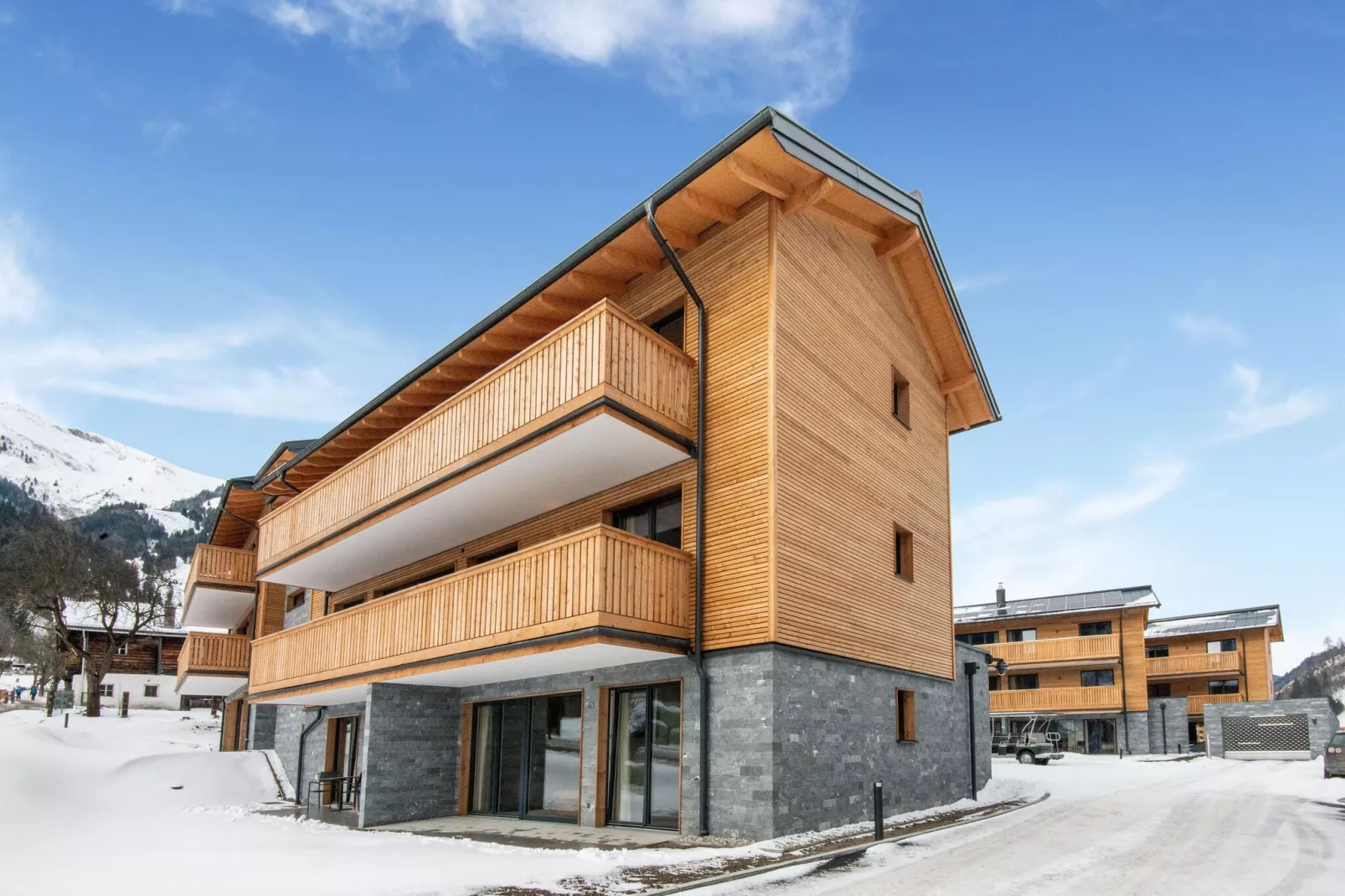 Golden Lodges Type 50 - APP 4 pers - Exterior in winter