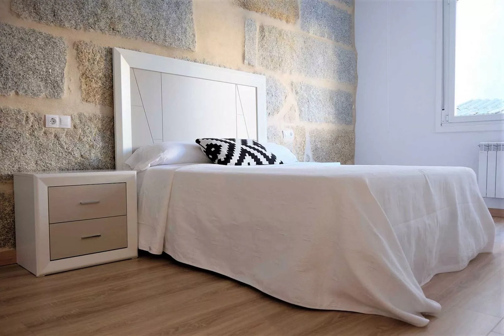 Villa Trabazos Abellas-Schlafzimmer