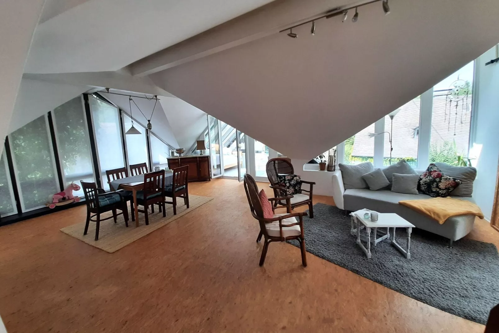 Ferienwohnung Himmelshöh im Hof der Möglichkeiten-Living room