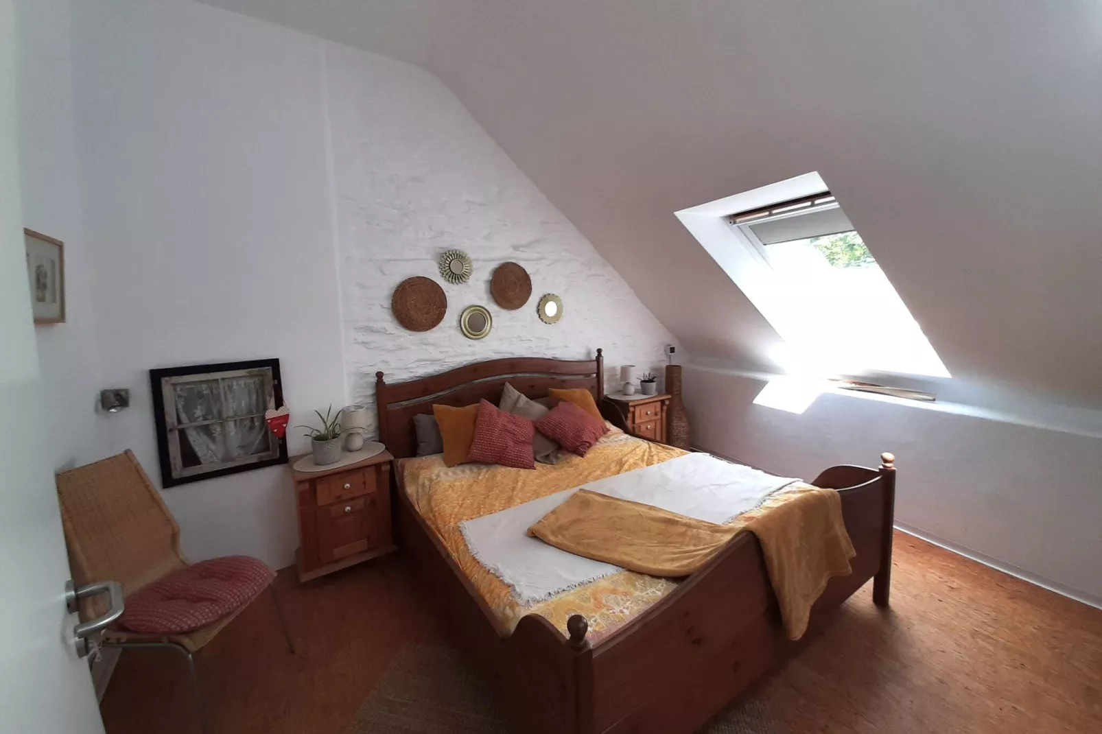 Ferienwohnung Himmelshöh im Hof der Möglichkeiten-Bedroom