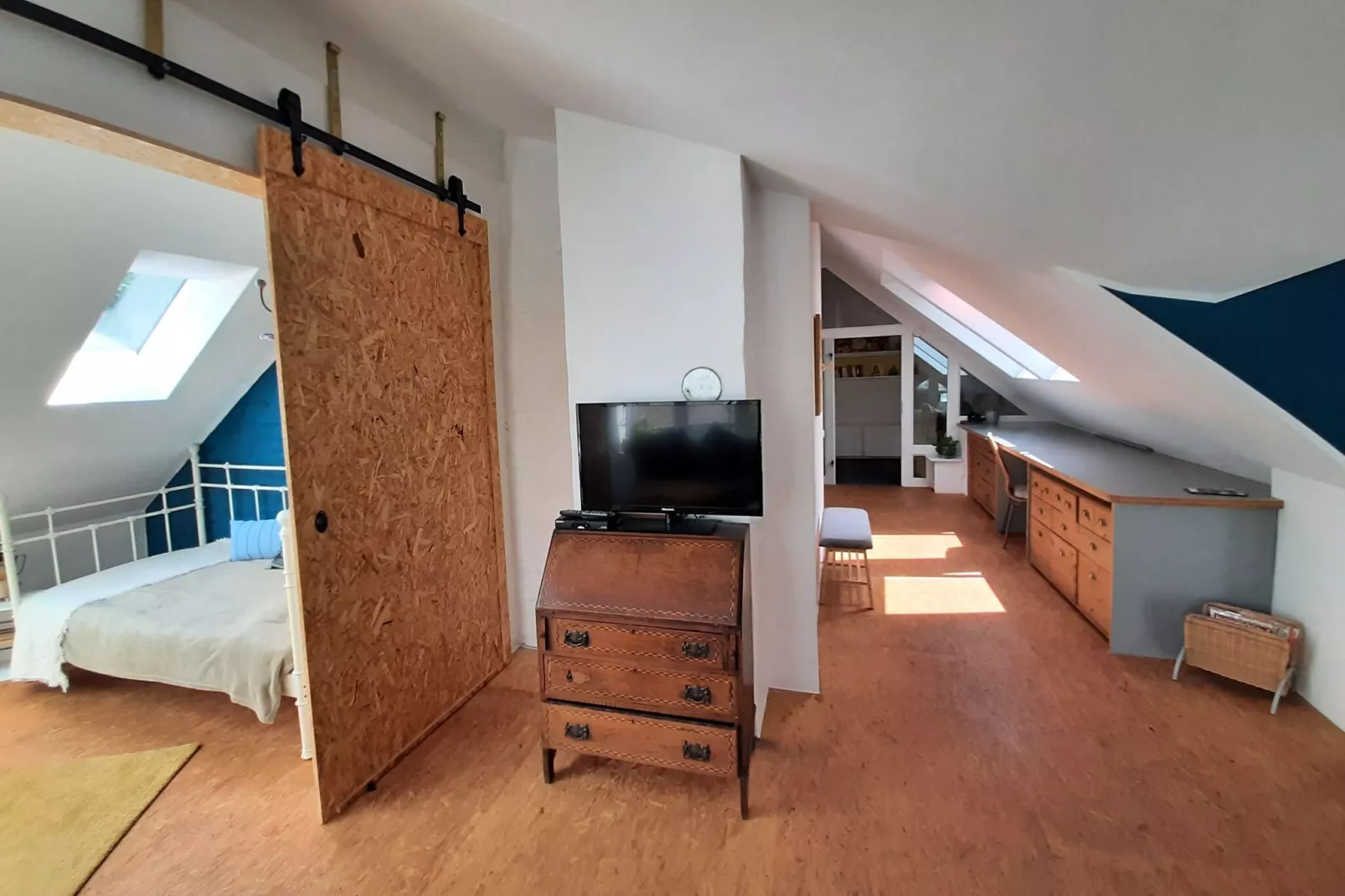 Ferienwohnung Himmelshöh im Hof der Möglichkeiten-Living room