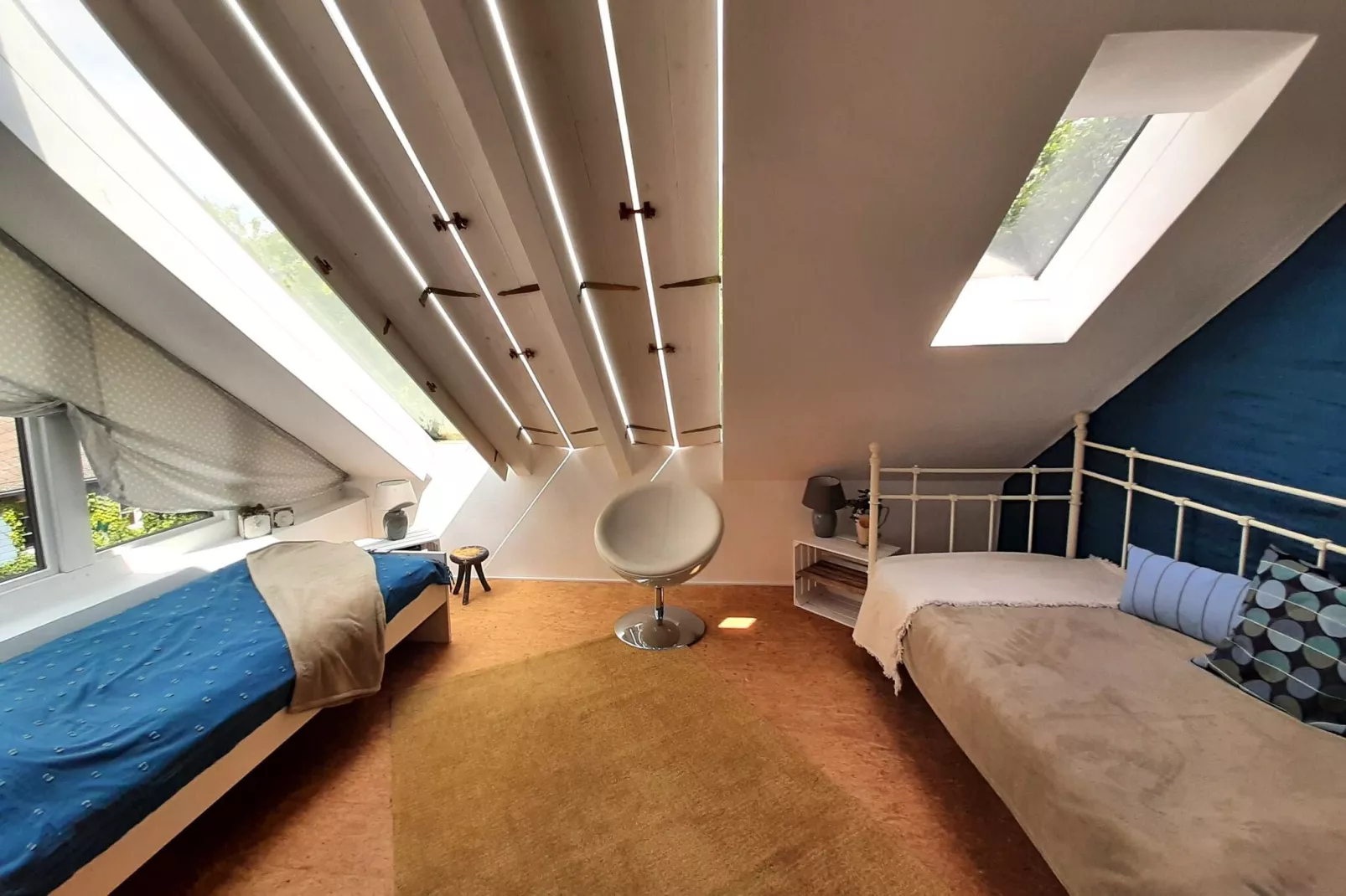 Ferienwohnung Himmelshöh im Hof der Möglichkeiten-Bedroom