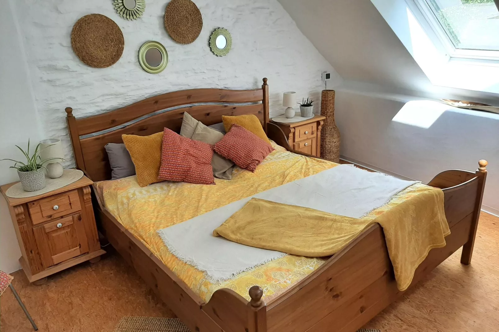 Ferienwohnung Himmelshöh im Hof der Möglichkeiten-Bedroom