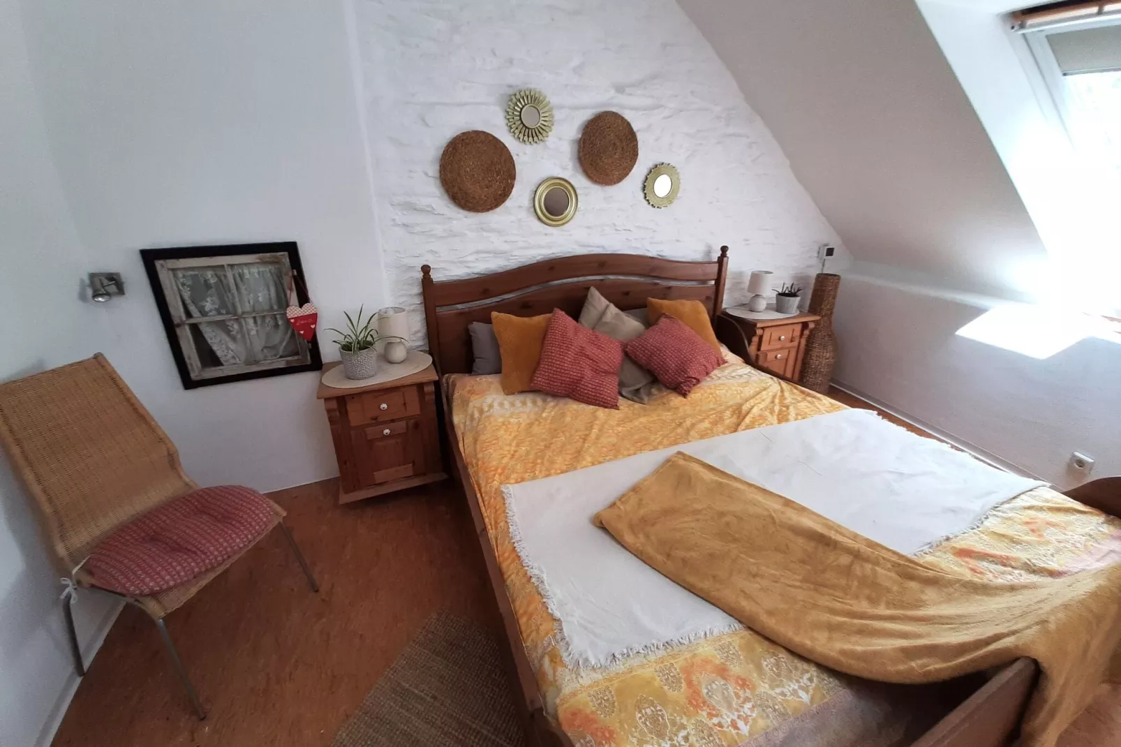 Ferienwohnung Himmelshöh im Hof der Möglichkeiten-Bedroom