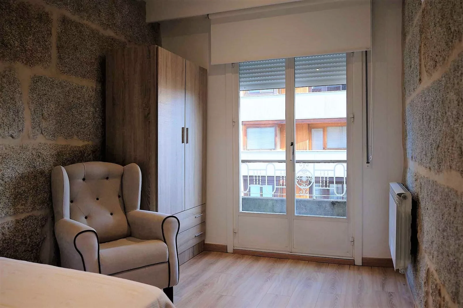 Villa Trabazos Abellas-Schlafzimmer