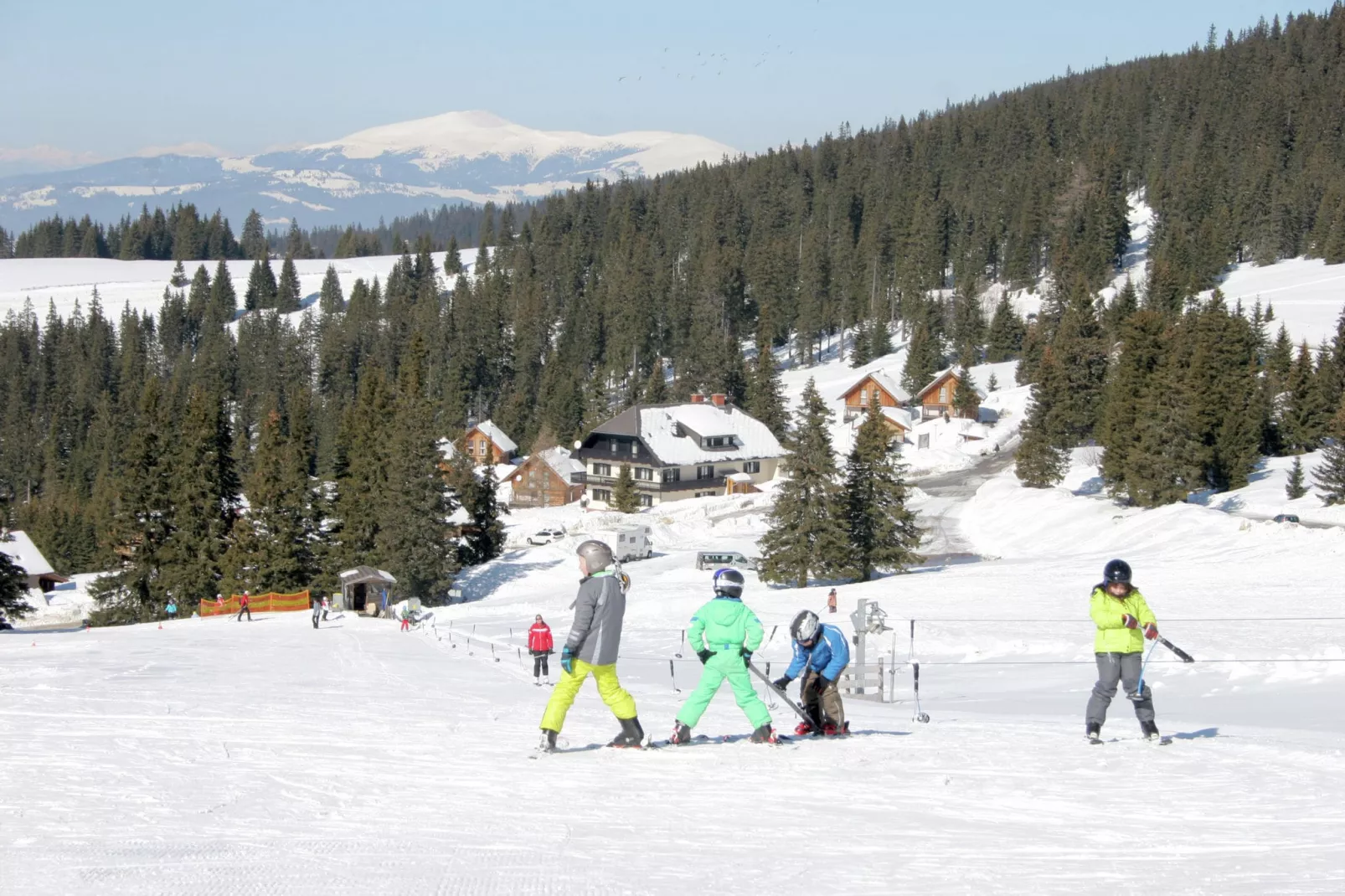 Almdorf Weinebene XL-Area winter 1km