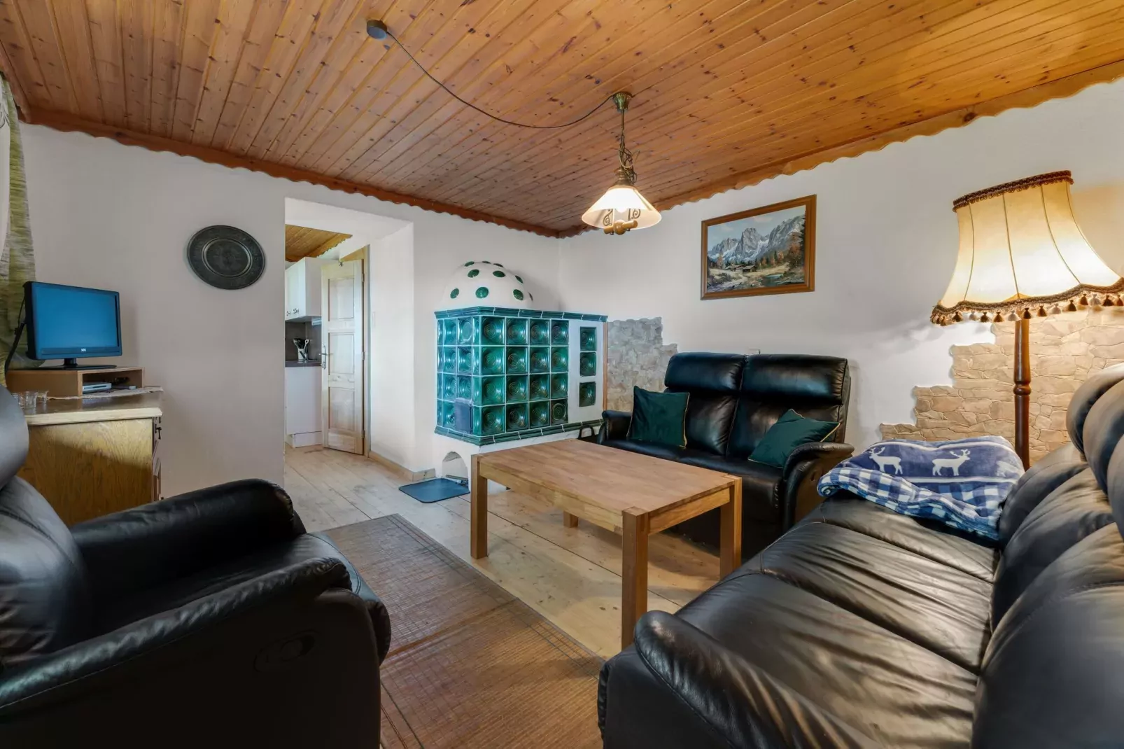 Traunig Hütte-Living room