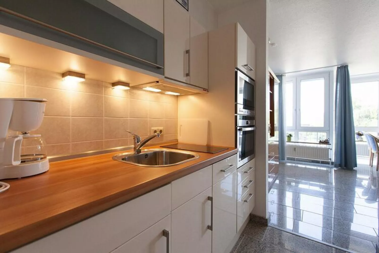 Ferienresidenz Knechtsand - Studio 35 qm Typ A-Kitchen