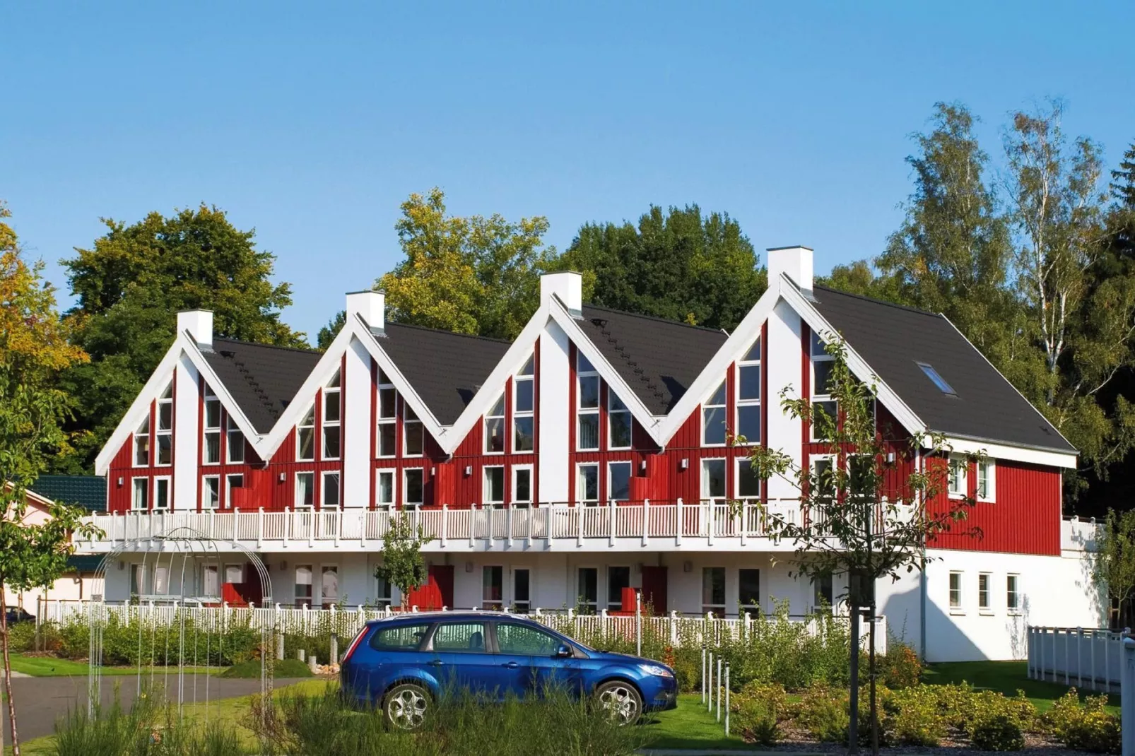 Ferienwohnung Bornholm im Schlosspark-Exterior summer