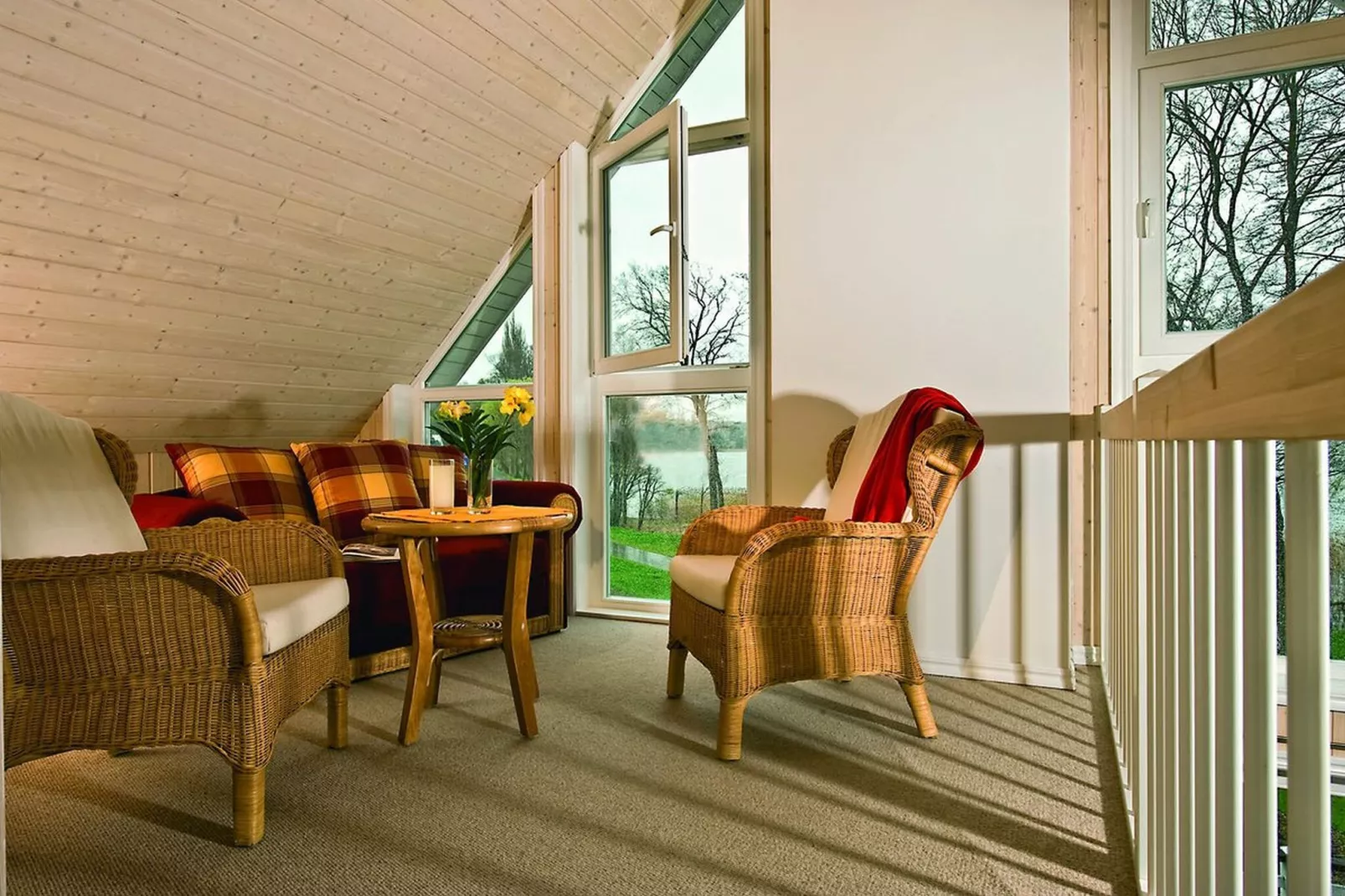 Ferienwohnung Bornholm im Schlosspark-Living room