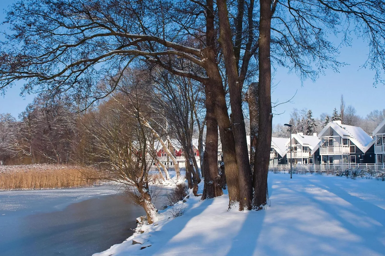 Ferienwohnung Bornholm im Schlosspark-Area winter 1km