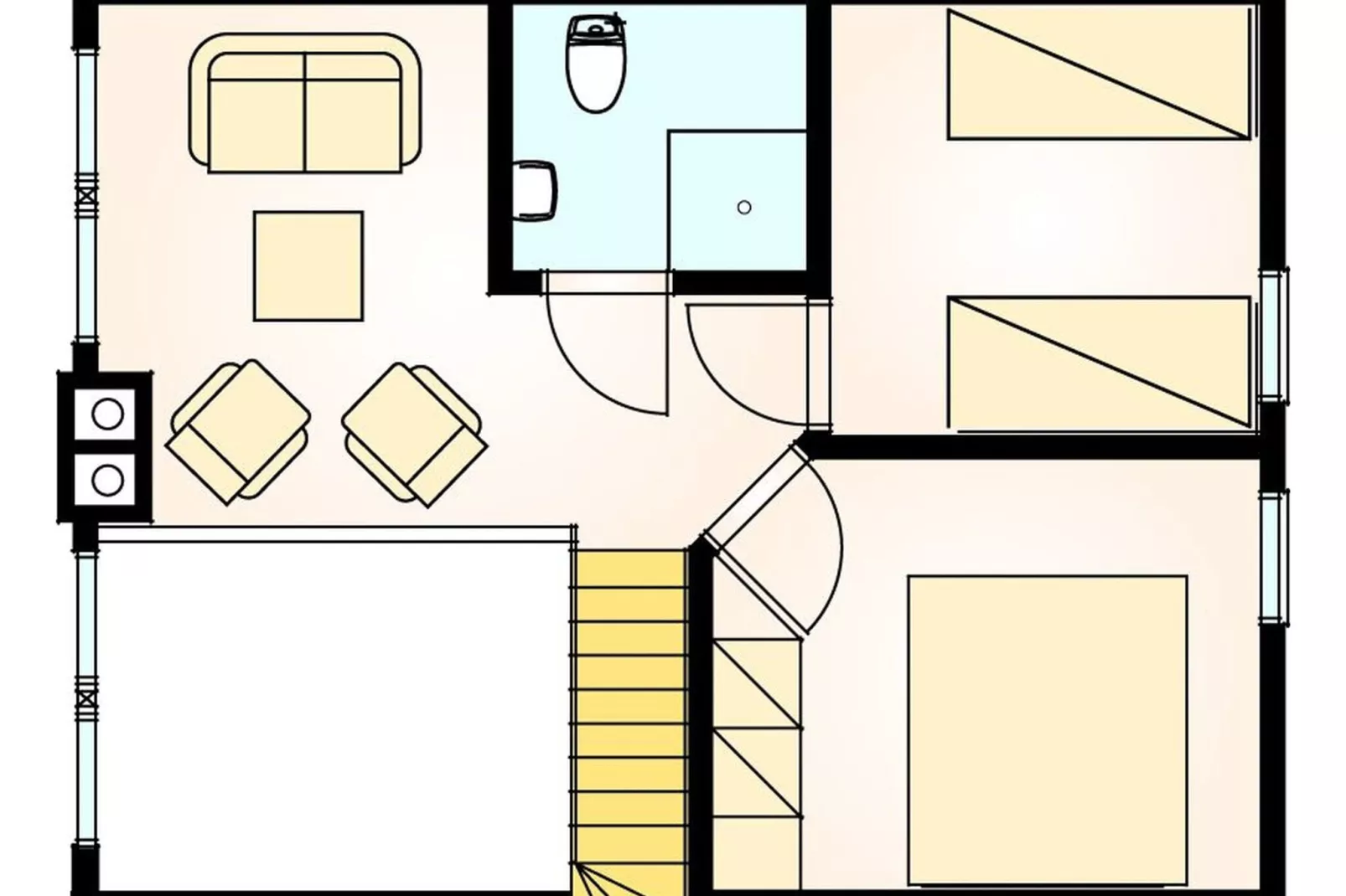 Ferienwohnung Bornholm im Schlosspark-Floor plan