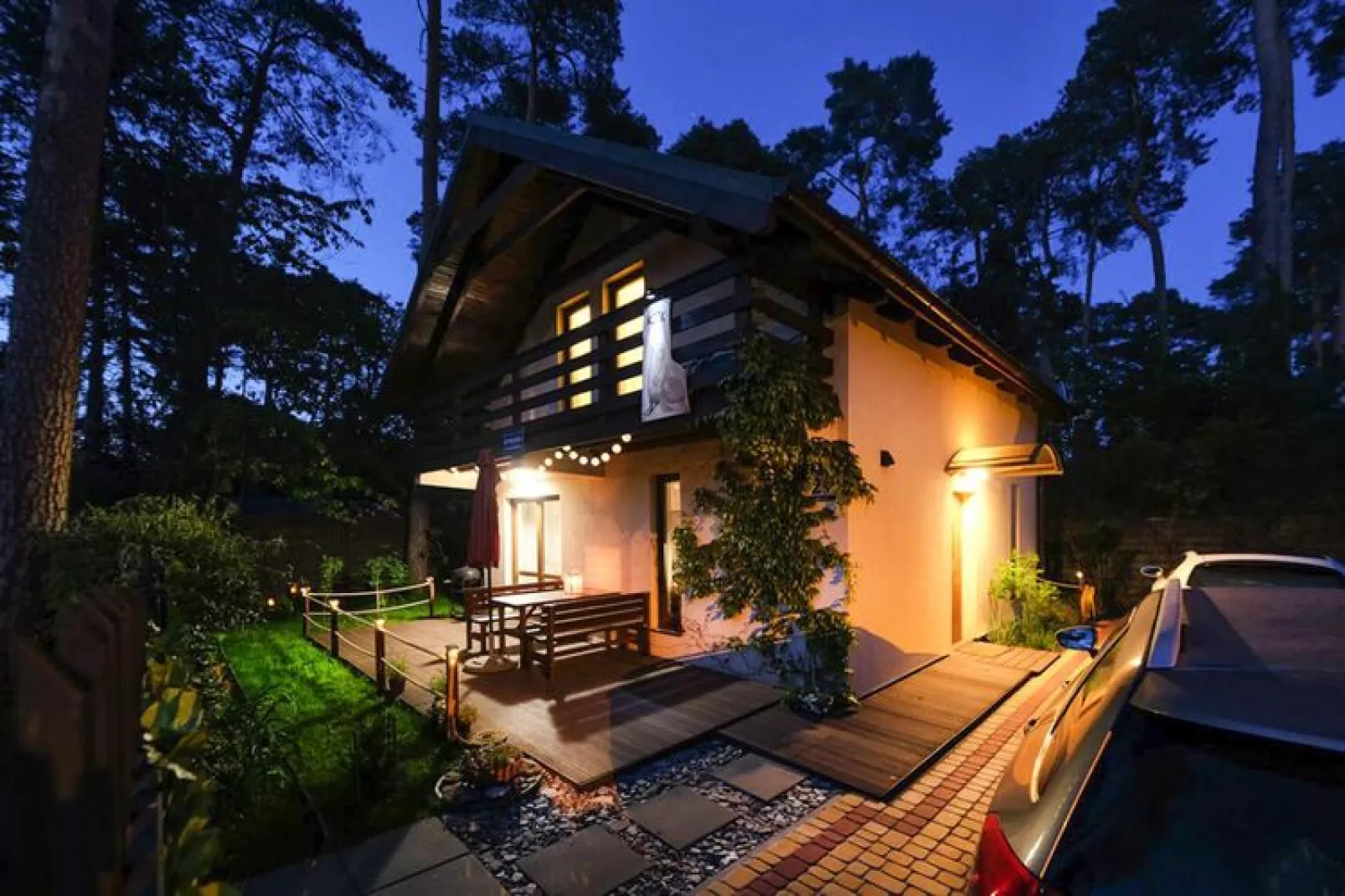 Holiday Home in Lukecin 80 qm-Exterior summer