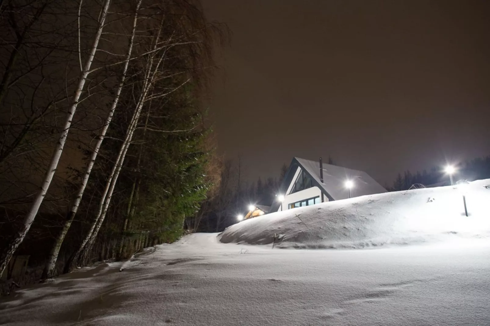 Domek na Wzgórzu-Exterior winter