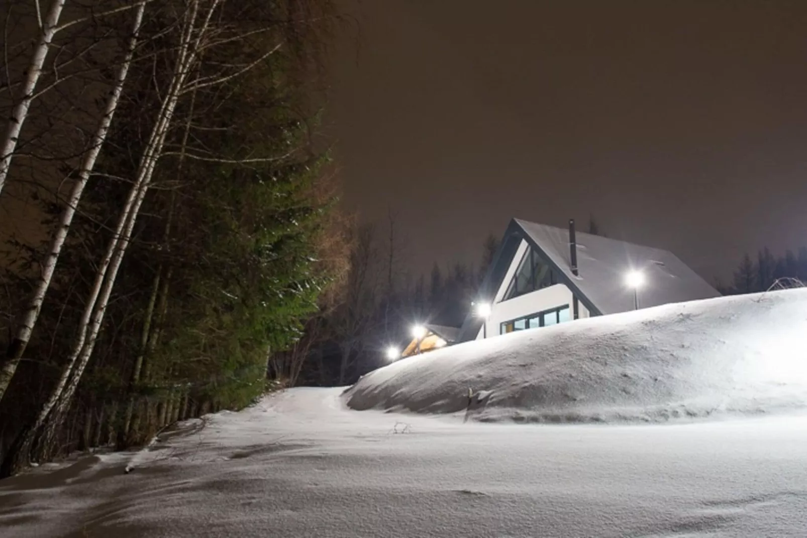 Domek na Wzgórzu-Exterior winter